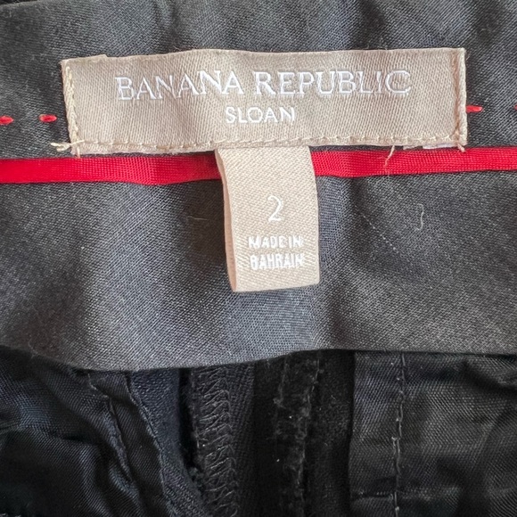 Banana republic Sloan black slacks size 2 - Picture 3 of 5